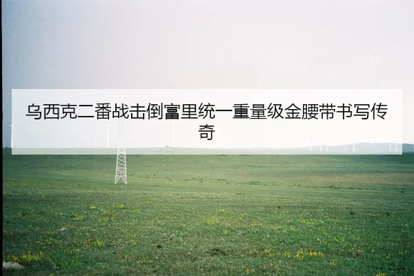 乌西克二番战击倒富里统一重量级金腰带书写传奇